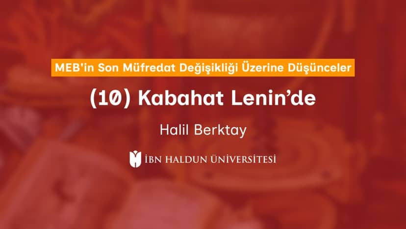 (10) Kabahat Lenin’de
